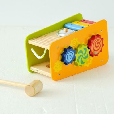 【名入れプレートプレゼント】ビジーベンチ＆タワー ＜1歳 2歳 ＞ I'm TOY(アイムトイ）