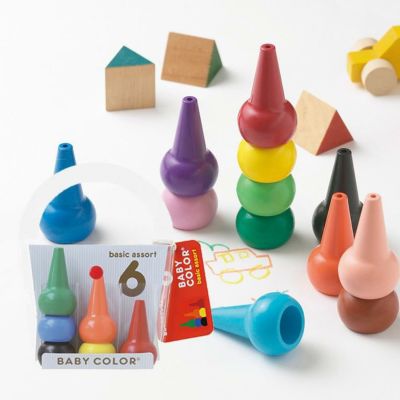 ベビーコロール ベーシック アソート6色＜3歳＞あおぞら
