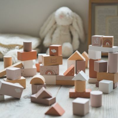 ウドゥンブロックス50pcs＜2歳＞（レーベルレーベル）