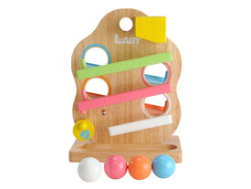 Edute エデュテ TREEスロープ〜Edute エデュテの木がモチーフの可愛い木製スロープトイです。スロープの最後には、チリンと鳴る鈴の仕掛けが付いています。(LA-003)