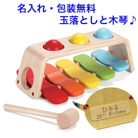 楽器 おもちゃ 音の出るおもちゃ 2イン1 パウンド アンド タップベンチ ボール落とし 木のおもちゃ 木琴 とんかち遊び ハンマートイ 知育玩具 1歳 名入れおもちゃ 名前入り こども 出産祝い 赤ちゃん 知育 木製 男の子 女の子 音が出る 音が鳴る 音の鳴る