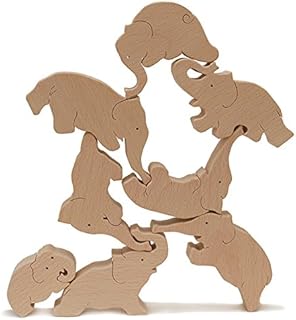 象のサーカス バランス積み木 木のおもちゃ パズル 世界まる見え特捜部に登場♪日本製 男の子女の子 誕生日ギフト 誕生お祝い 出産祝い 頭の体操 脳トレ ゲーム 木製