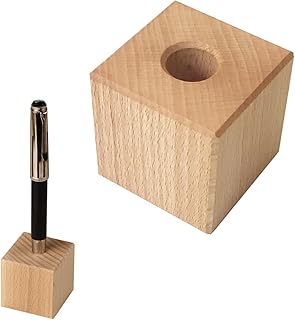 KATOMOKU 積み木 ペンたて Ploom TECH スタンドにも km-29NA 45×45×45mm 木製