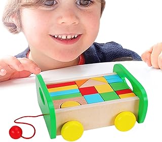 木製積み木,木製積み木,キッズ木製ブロックおもちゃ | 就学前の学習アクセサリー、教育用スタッキングブロックおもちゃ、男の子、女の子、子供用のスタッキングカーブロック