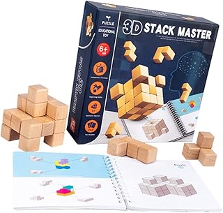 Totority 1 セット ビルディングブロックのおもちゃ maketoys to-y トイ ビルディングブロック幼児 建設ビルディングブロック 木製ビルディング ブロック 積み木を積む 論文