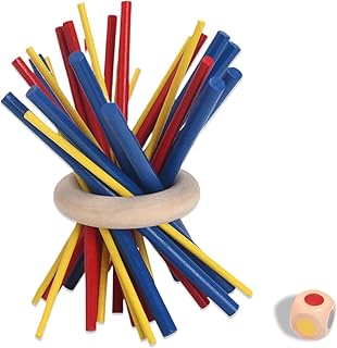 DELUXEFOX 木製バランスゲーム ボードゲーム (27個セット) テーブルゲーム 立体パズル 積み木ブロック 家族向けゲーム ドミノゲーム 天然木製ゲーム バランスブロック 木製バランスゲーム おもちゃ