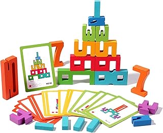 数字の積み木、数字の積み木おもちゃ - おもちゃビルディングブロックおもちゃ木製数字パズル | ト 子供用インタラクティブ教育スタッキングブロッ | 男の子、女の子歳の子供向けの認知発達想像力トレーニングゲーム