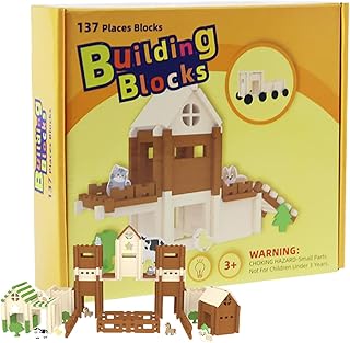 木製積み木、4 ～ 8 歳の子供向け木製積み木 - 木製積み木ほぞ穴とほぞの積み木おもちゃ幼児用ブロック - キッズブロック、3歳以上の子供向け組み立ておもちゃ、運動観察、思考