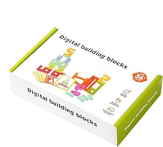 木製数字積み木 - 子供向け木製パズルと学習玩具、教育用木製積み木 | ビスタプリント男の子の想像力と認知能力の発達を促進す情を刺激します。 0 ～ 3 歳のお子様に適したこの早期教育ツールで、こどもる積み上げおもちゃと数字パズル