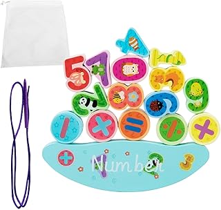 木製積み木おもちゃ、木製積み木 | レーシングブロックのおもちゃ - 積み木バランスゲーム、感覚玩具、就学前向けの細かい運動活動