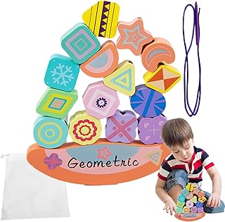 木製積み木おもちゃ、木製積み木 | レーシングブロックのおもちゃ,就学前の学習ゲーム、教育バランスを保つアクティビティの男の子と女の子向けのおもちゃ