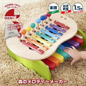 【ポイント5倍】 お片付袋付 赤ちゃん おもちゃ 1歳 楽器 森のメロディーメーカー 鉄琴 プレゼント クリスマス 誕生日 出産祝い 木製 知育玩具 男の子 女の子 送料無料 ラッピング無料 メッセージカード 音が出るおもちゃ 木のおもちゃ 1.5歳 ギフト エドインター