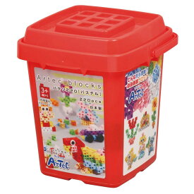 アーテック ブロック バケツ 220ピース セット Artec ブロック 基本セット 知育玩具 子供用 ユニセックス 男の子 女の子 キッズ おもちゃ 幼児 小学生向け クリスマスプレゼント 誕生日ギフトに
