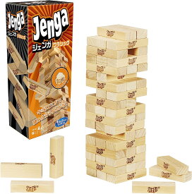 ハズブロ(HASBRO) ジェンガ ゲーム JENGA 天然木使用のオリジナル ブロックゲーム スタッキングタワーゲーム 6才以上 プレイヤー人数1人以上 子供用パーティーゲーム ファミリーゲーム クリスマスおもちゃ クリスマスギフト A2120 正規品