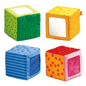 ブロック 布のおもちゃ HABA クロースダイス・カルテット 誕生日 男 1歳 女 女の子 誕生日プレゼント 男の子 出産祝い 赤ちゃん ベビー 0歳 ドイツ ハバ プレゼント 子供 知育玩具 キッズ 幼児 布おもちゃおもちゃ 音の出るおもちゃ 知育 玩具 クリスマスプレゼント